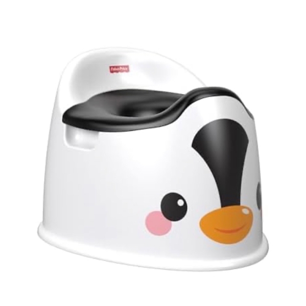 ​Fisher-Price Potty Training Seat, Leopard Portable Toddler Toilet with Removable Bowl and Splash Guard
