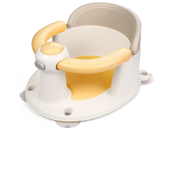 AIKSIWAI Baby Bath Seat Tub Seat Baby Bathtub Chair Anti Slip Baby Care Practice Sitting Eating Seat for Newborn Surround Bathroom Seats for Baby 6-18 Months