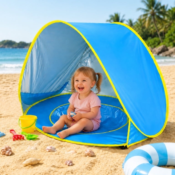 Impact 4'x4' Pop up Changing Dressing Room & Portable Pop Up Pod- Instant Privacy, Shower & Changing Tent- Collapsible Outdoor Shelter for Camping, Beach & Rain with Carry Bag by Wakeman Outdoors Black,White Dressing Room + Pop Up Pod
