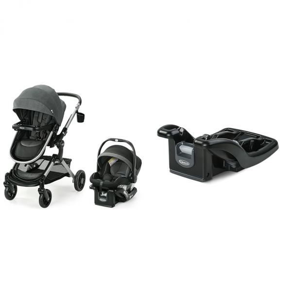 Graco Modes Nest Travel System & SnugRide Lite Infant Car Seat Base (SnugRide Lite)