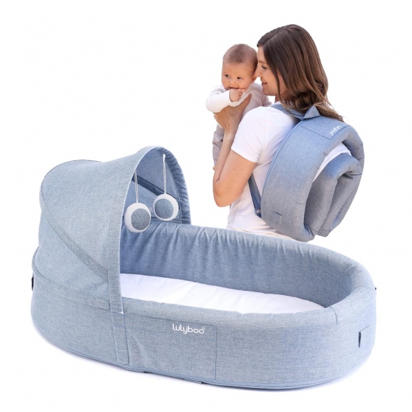 Lulyboo Indoor/Outdoor Cuddle & Play Lounge - Denim