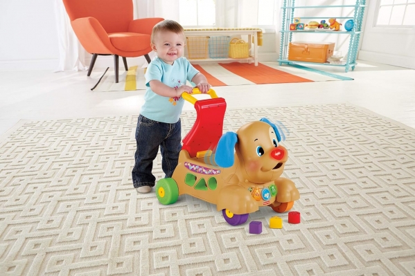 Fisher-Price Laugh & Learn Stride-to-Ride Puppy Standard Standard Packaging