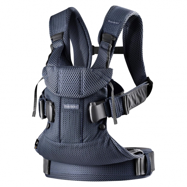 BabyBjörn Baby Carrier One Air, 3D Mesh, Navy Blue, One Size(Pack of 1) Navy Blue One Size (Pack of 1)