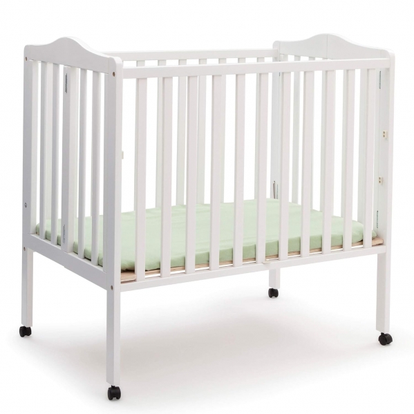 Delta Children Folding Portable Mini Baby Crib