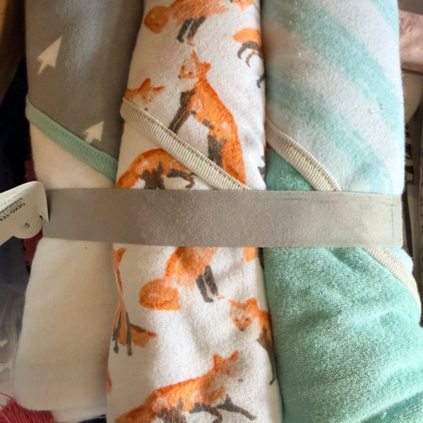 3pk Hooded Baby Towel by Cloud Island (Green)