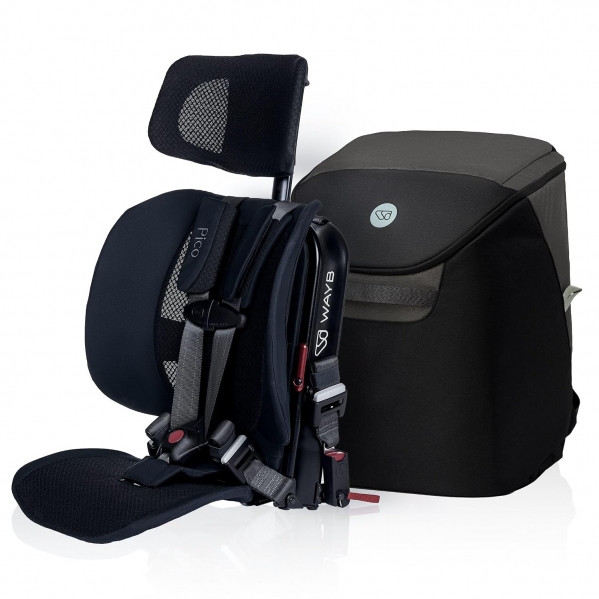 WAYB Pico Travel Car Seat with Premium Carrying Bag